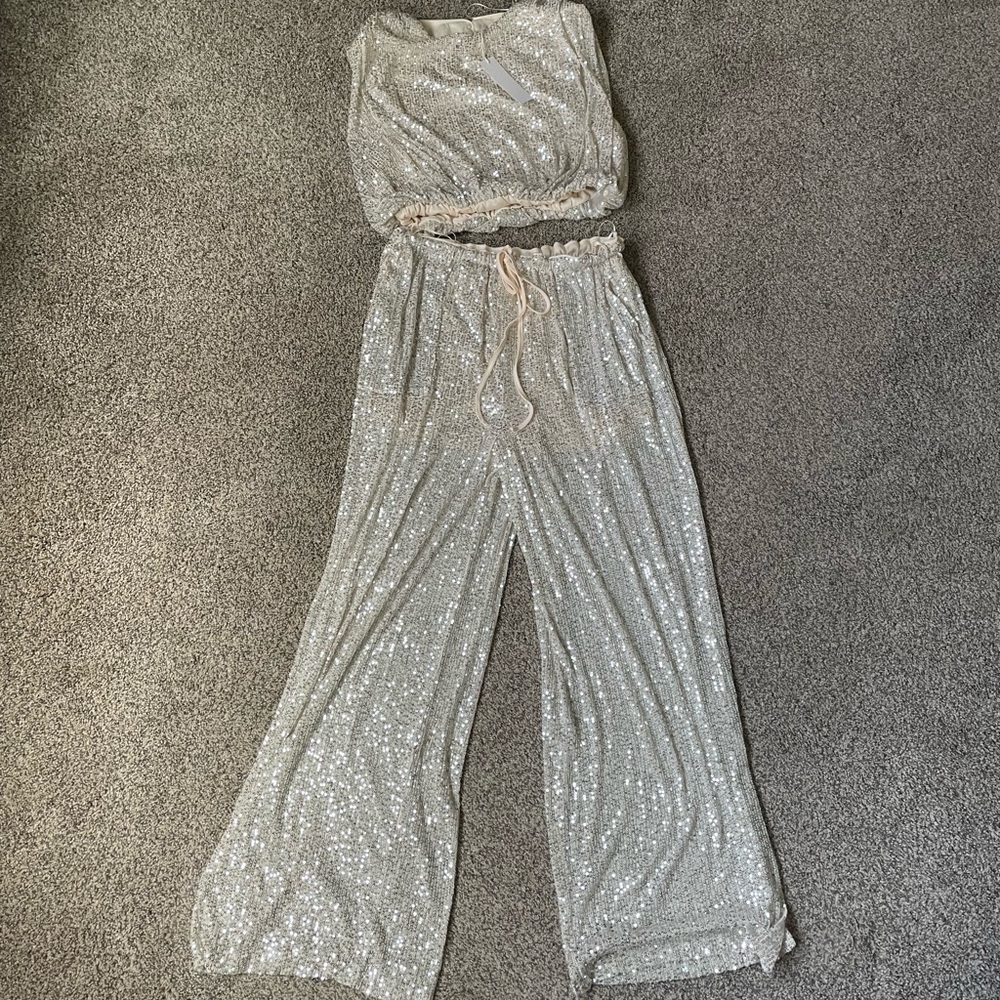 Sequin Set in Silver